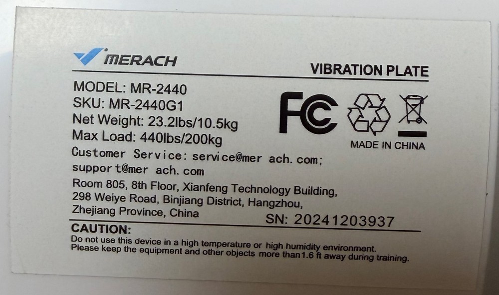 MERACH Vibration Plate Exercise Machines Bluetooth Pedal Automatic Sensing
