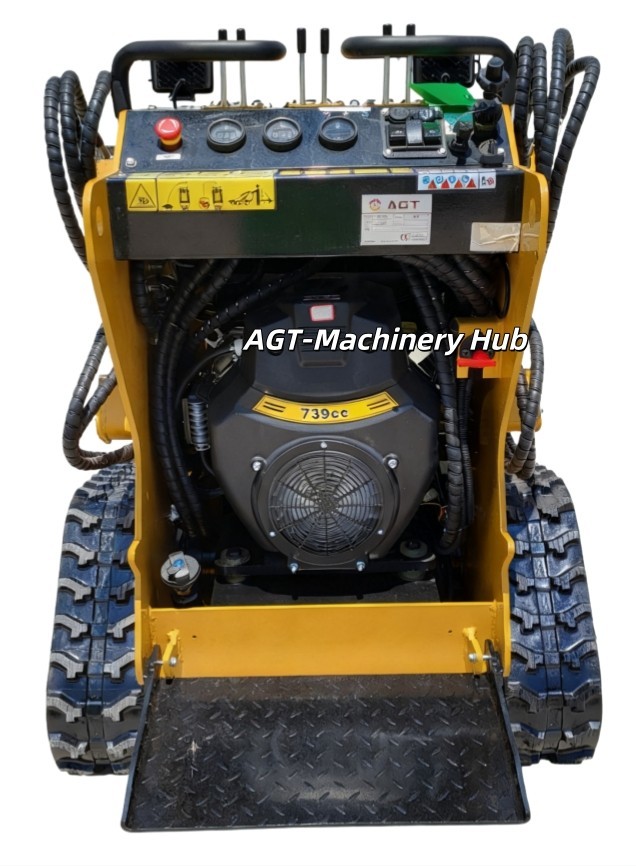 AGT CRT23 Mini Skid Steer Loader 3 Pump 3 Valves 23HP V-Twin RATO Engine