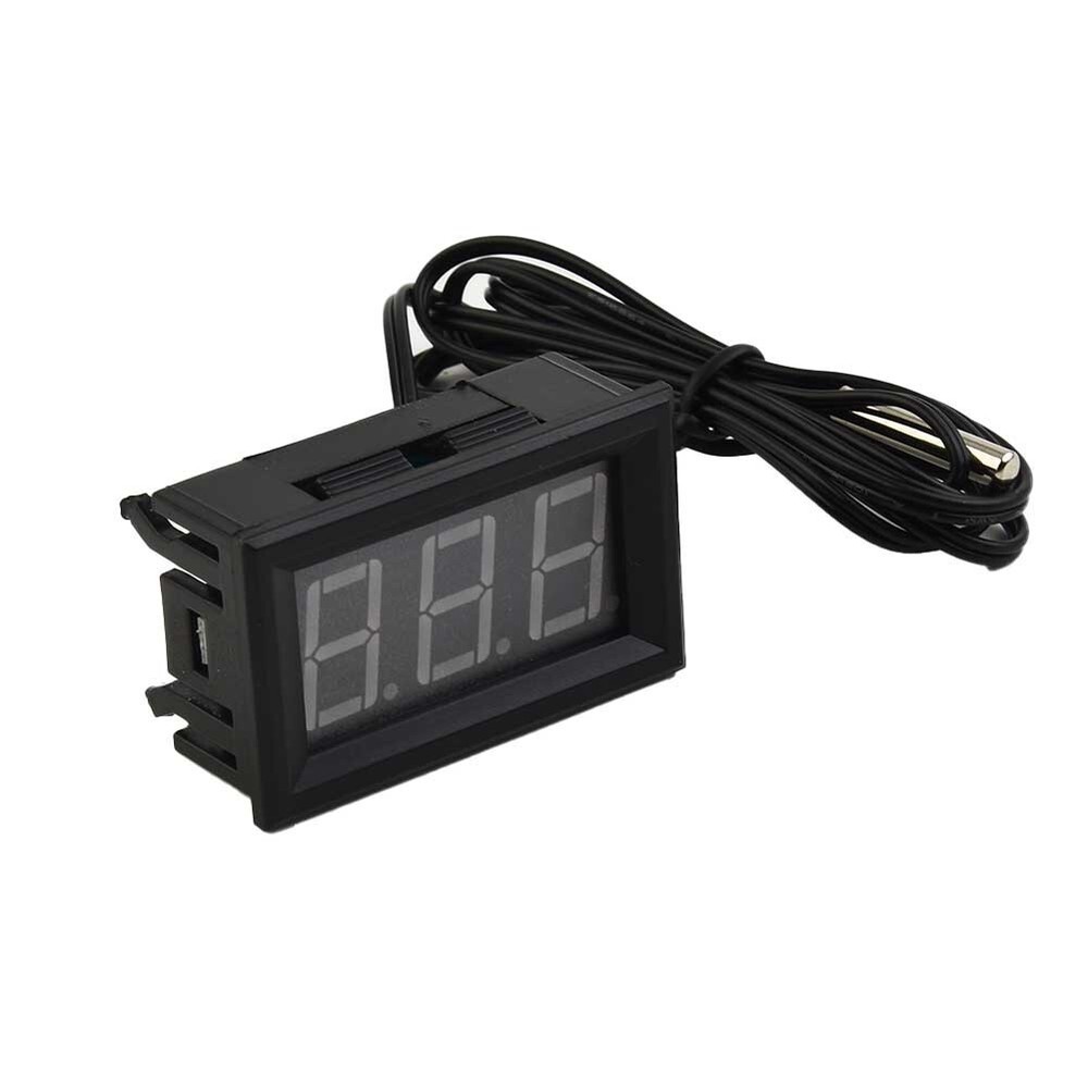 DC 5V~12V LED Digital Thermometer -50~110?? Temperature With Temp Probe