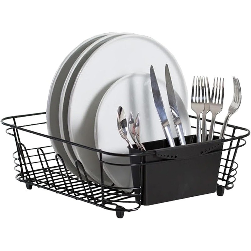Compact Over Sink Dish Rack Space Saving Drying Rack Kitchen Countertop New