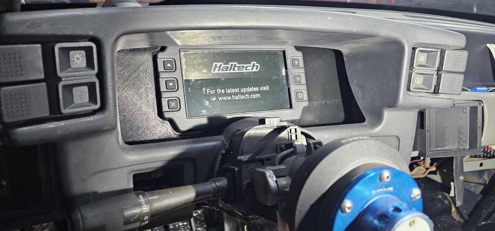 Haltech iC7 Dash Mount For 87-93 Foxbody Mustang.