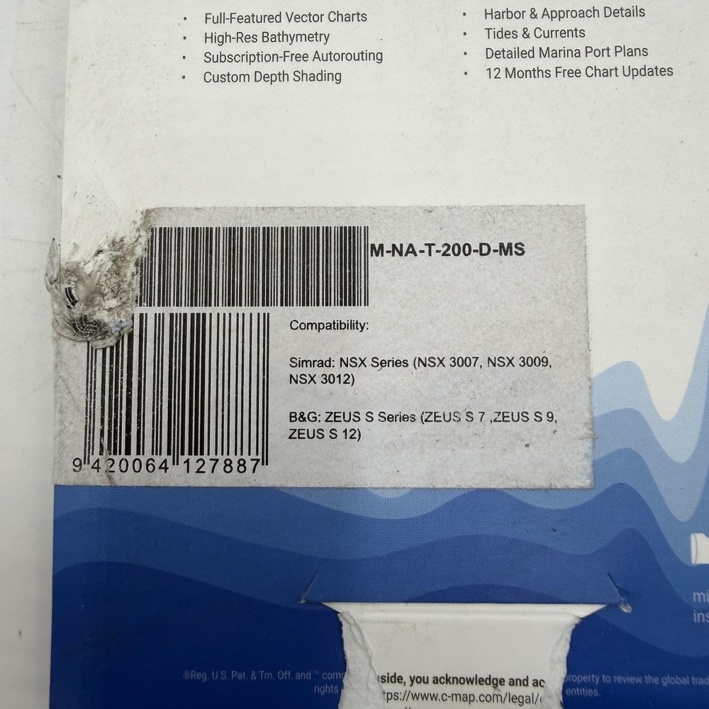C-MAP Discover X - North America, Map Card, for Marine GPS chartplotters