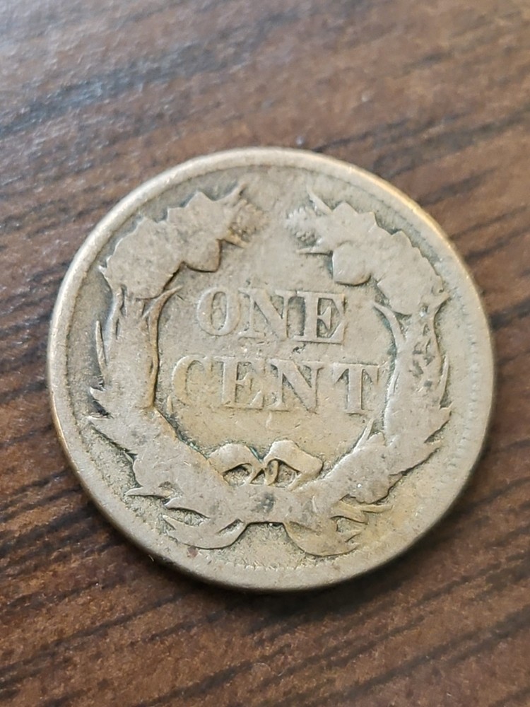 1857 Flying Eagle Cent Copper Nickel Old US Coin