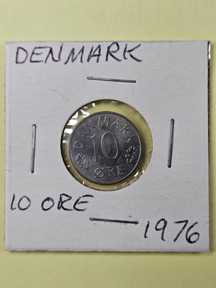 COINS - DENMARK - 10 ORE 1976