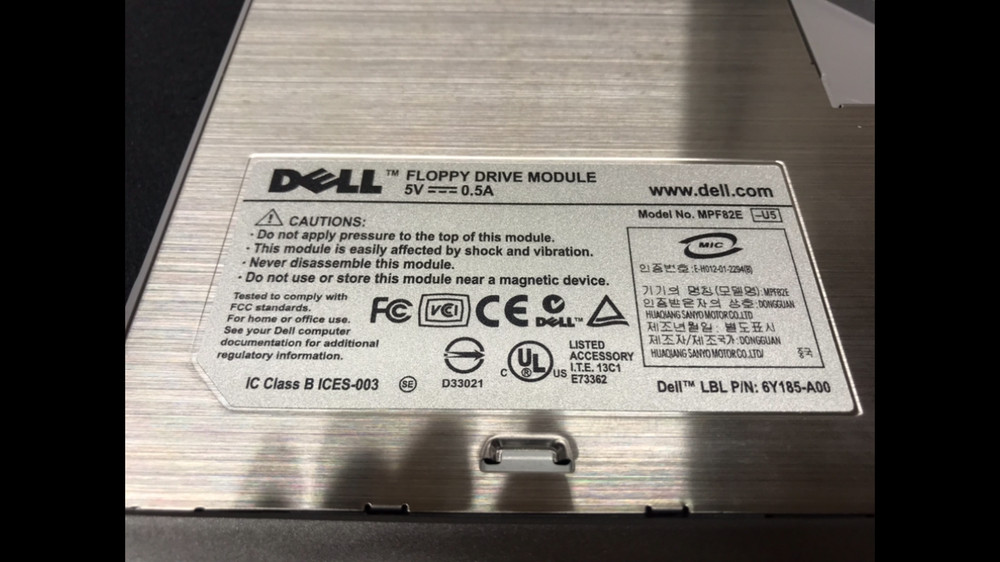 Dell Latitude Internal Floppy Drive Module MPF82E & DVD ROM MPF82E