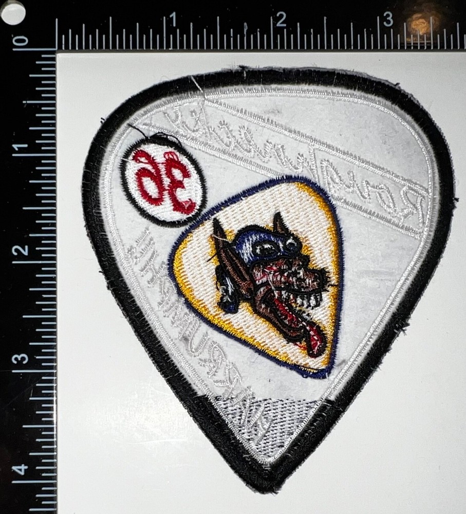 USAF 36th Fighter Squadron Flying Fiends Roughnecks Harrumph!! Patch