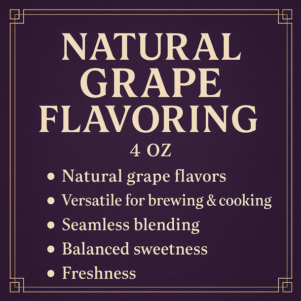 Brewers Best Natural Grape Flavoring 4 oz