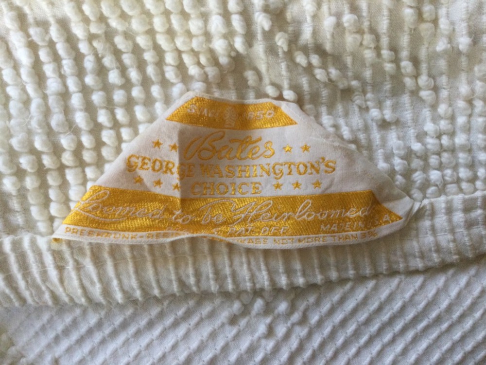 Bates George Washington double bedspread