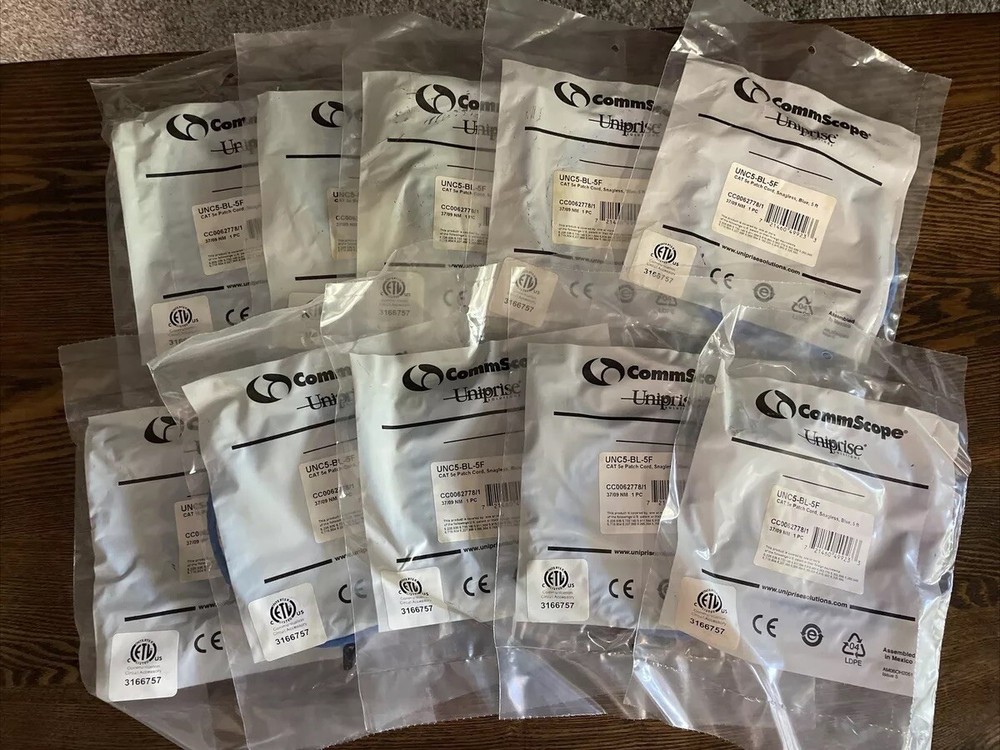 5ft Cat5e Patch Cord Internet Blue