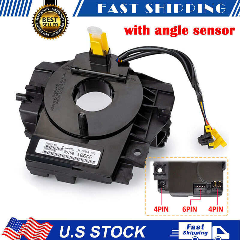 Clock Spring For Jeep Wrangler JK 2007-2018 With Angle Sensor Steering Wheel
