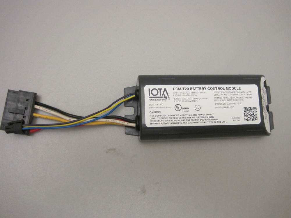 IOTA PCM T20 BATTERY CONTROL MODULE #: PCM T20