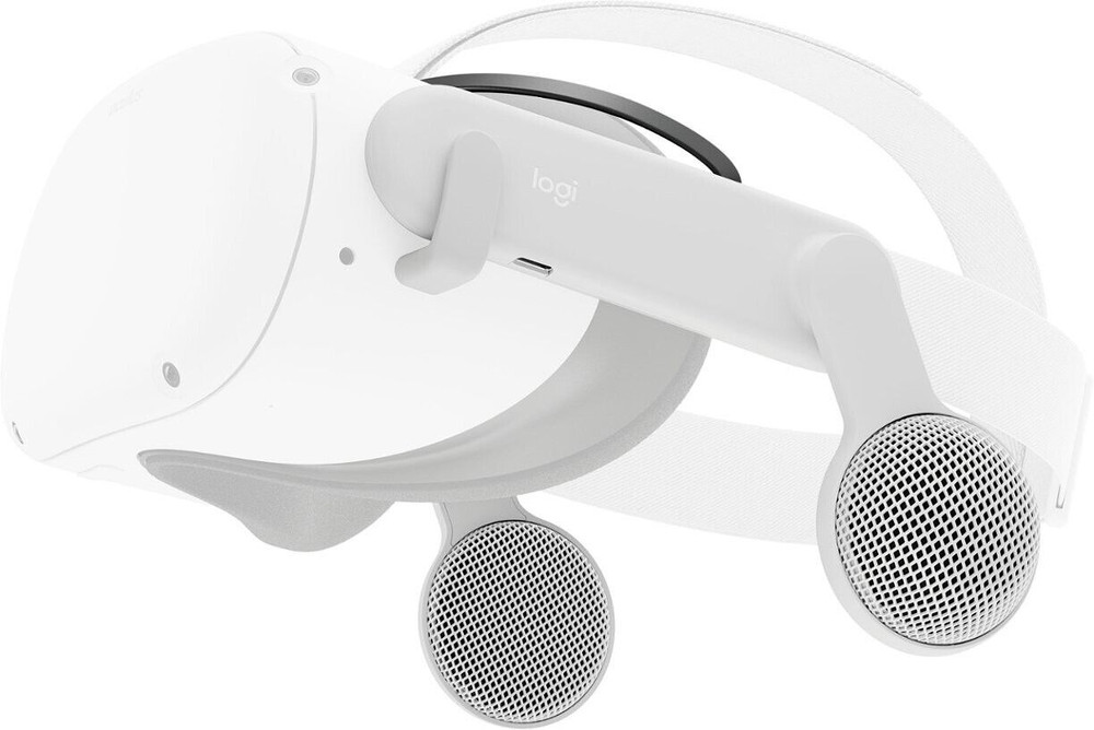Logitech Chorus VR Off-Ear Integrated Audio for Meta Quest 2 White