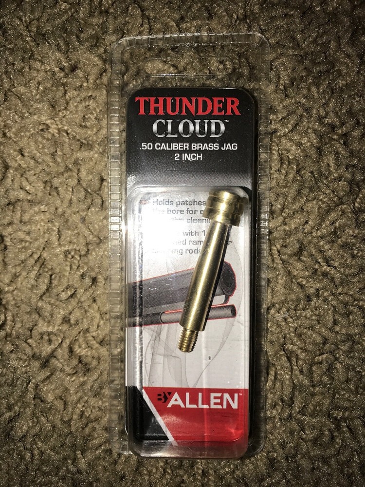ALLEN Thunder Cloud # 87135A  Muzzleloader .50 Cal Brass Jag 10-32   2” -NEW-