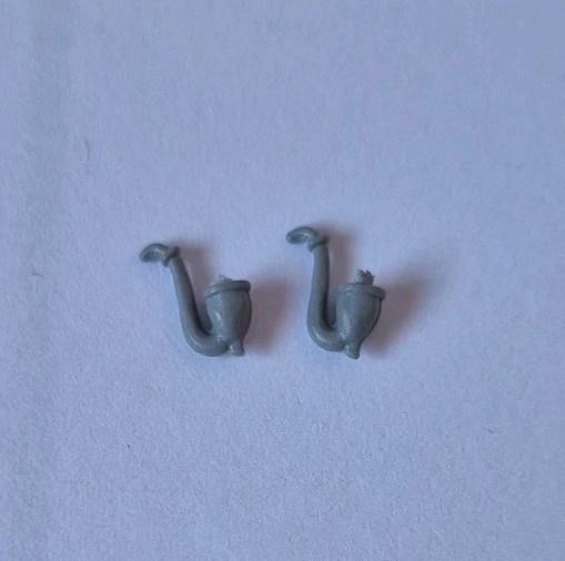 Warhammer Dwarf Warriors Pipe Accessory x 2