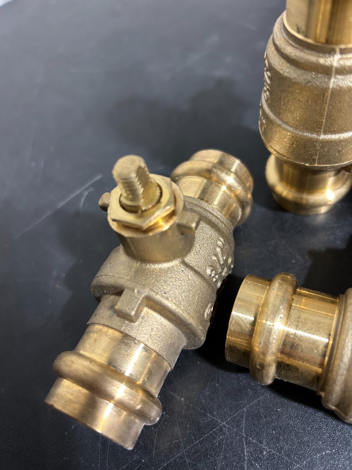 7 - PROPRESS JOMAR PRO PRESS 3/4" FULL PORT BALL VALVES *missing handles*