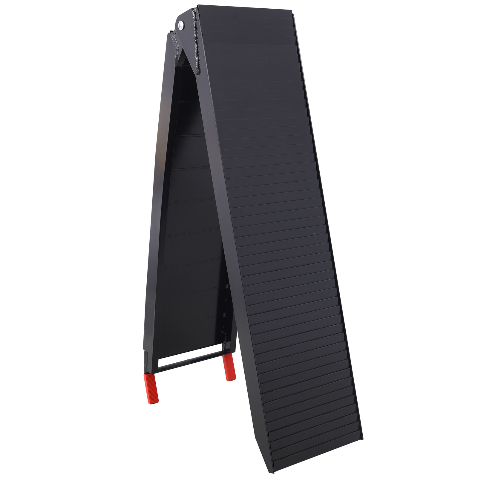 2pcs 80-Inch Aluminum Ramps 1500 lbs Folding Loading Ramps for Truck Lawn Mowers