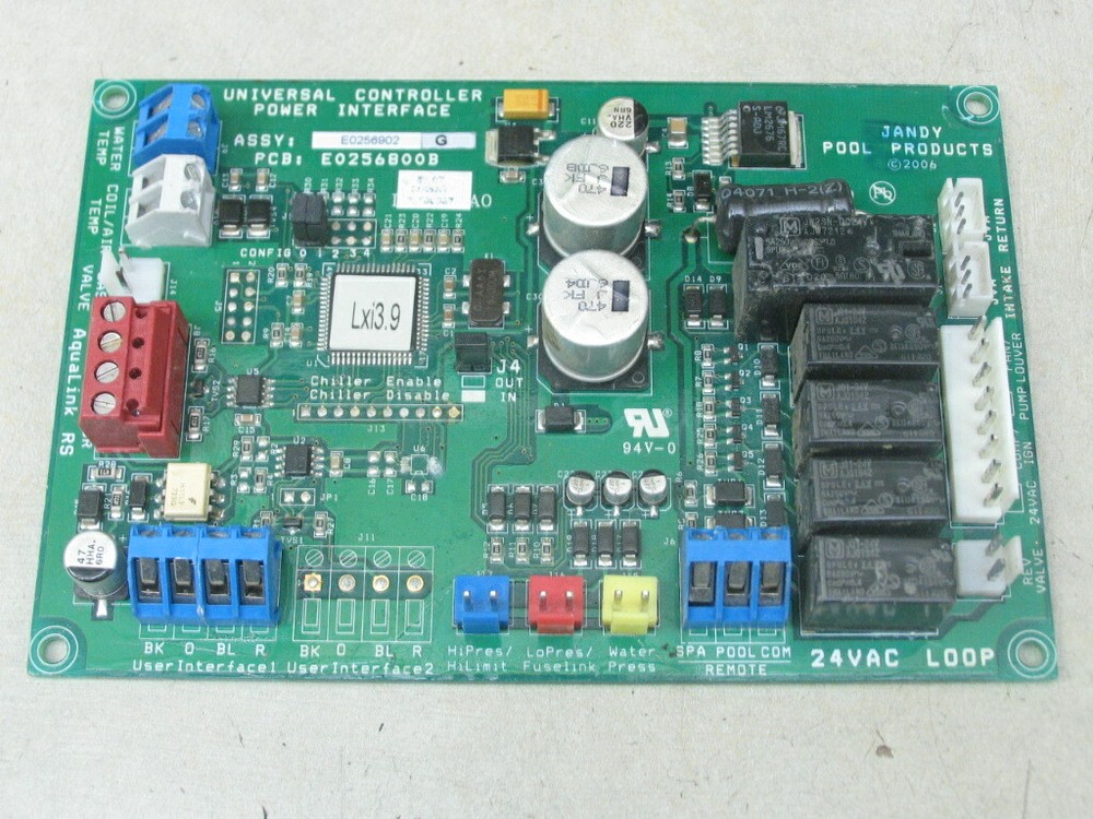 JANDY E0256902 G Universal Pool/Spa Controller Power Interface E0256800B Lxi3.9