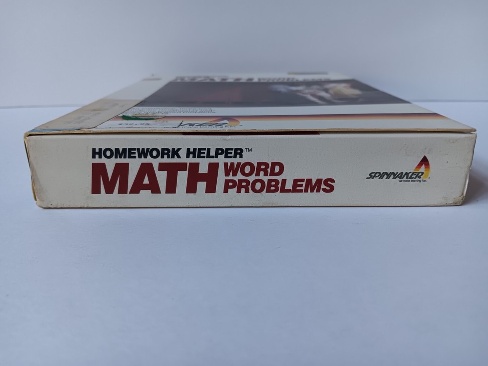 Commodore 64 Homework Helper Math Word Problems Computer Software Tested/Works
