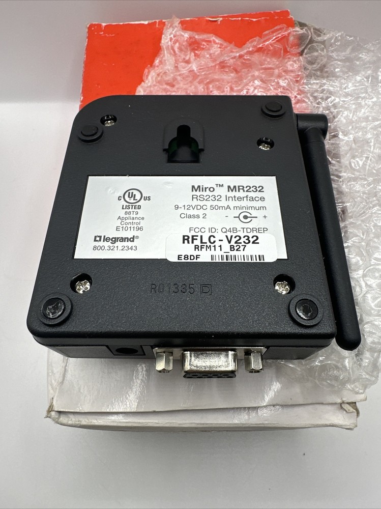 Legrand MR232 RS232 Interface for interface RFLC to Vantage InFusion