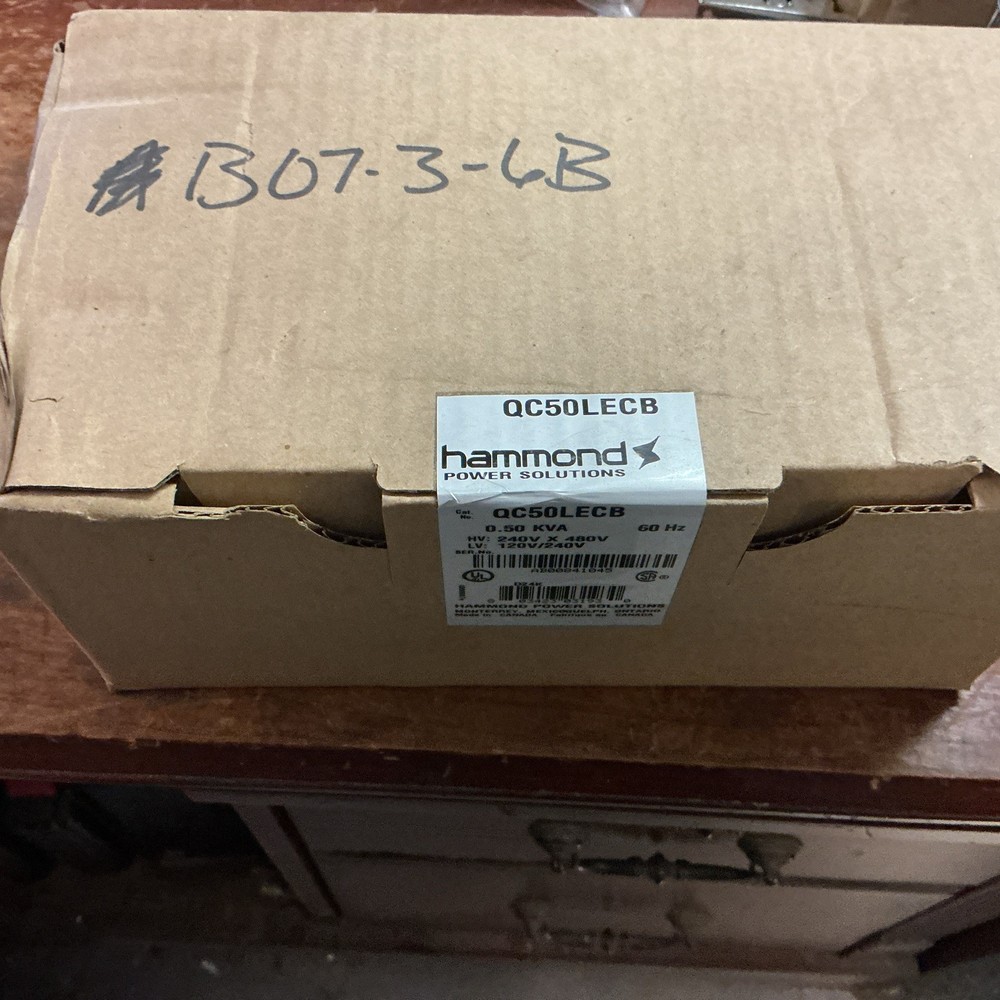 Hammond power Solutions QC50LECB/E258346 Single Phase Transformer (new)