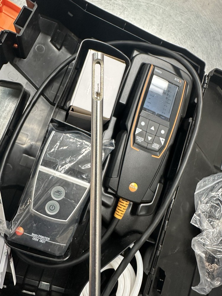 Testo 310 II Residential Combustion Analyzer Kit W/ Printer