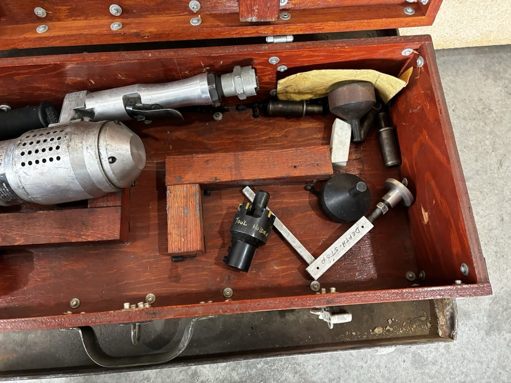 H+S Pneumatic MillHog Pipe Beveler & Tooling