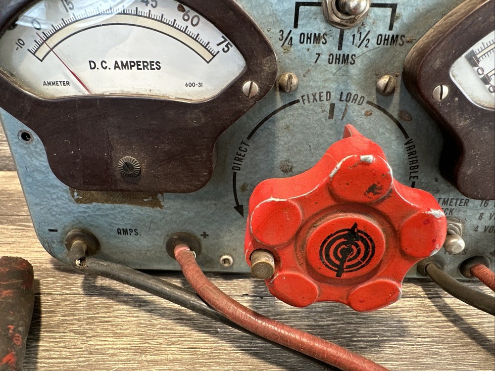Vintage Sun Amp And Volt Tester Model VAT Untested