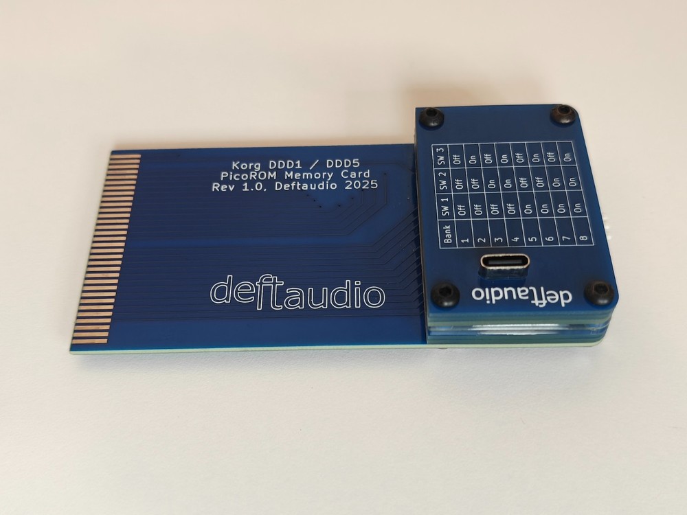 Deftaudio Programmable PCM card for Korg DDD-1 / DDD-5