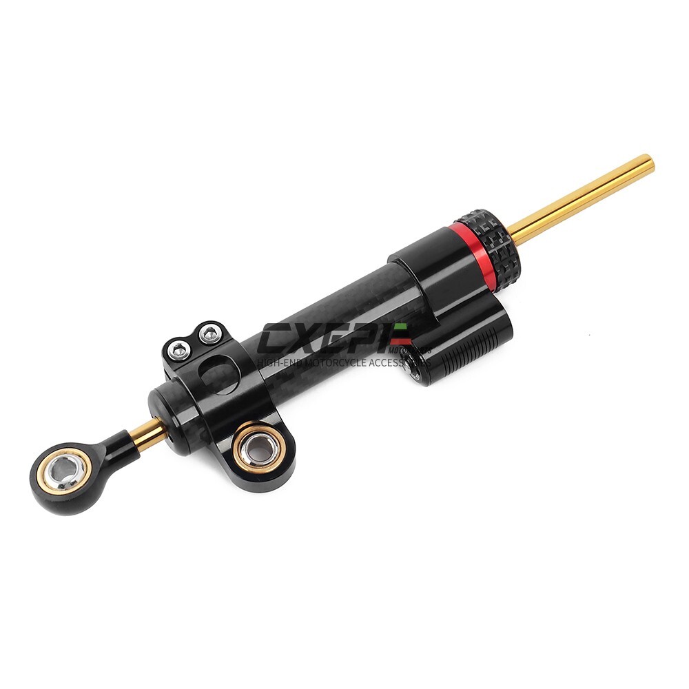 Short Carbon Fiber Steering Damper Bracket For Aprilia RS660 2021 2022 2023