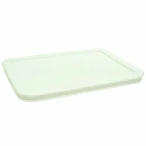 Pyrex 6 Cup New, 1.5 L White Rectangle Replacement Lid Cover 7211-PC, 2 Pack