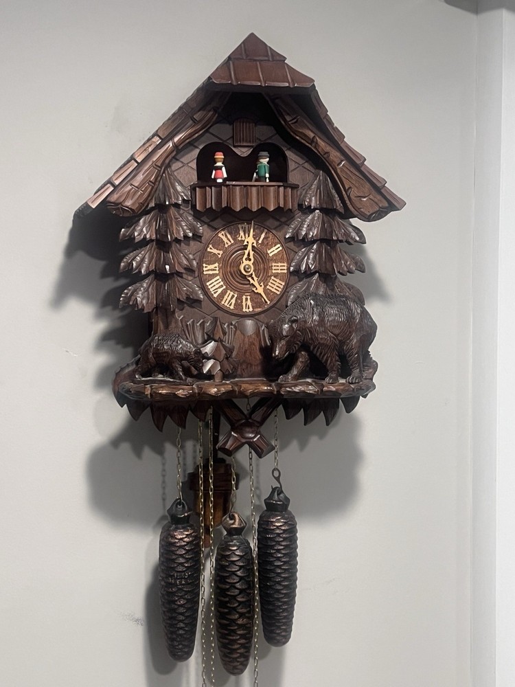 Bear Cuckoo Clock 8 Day