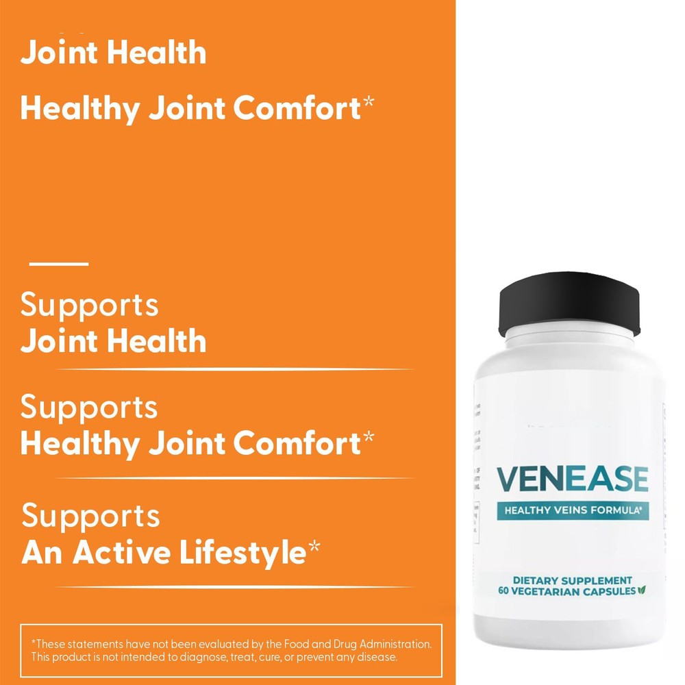 VenEase Vein Support Supplements - Restless Legs Formula Sup