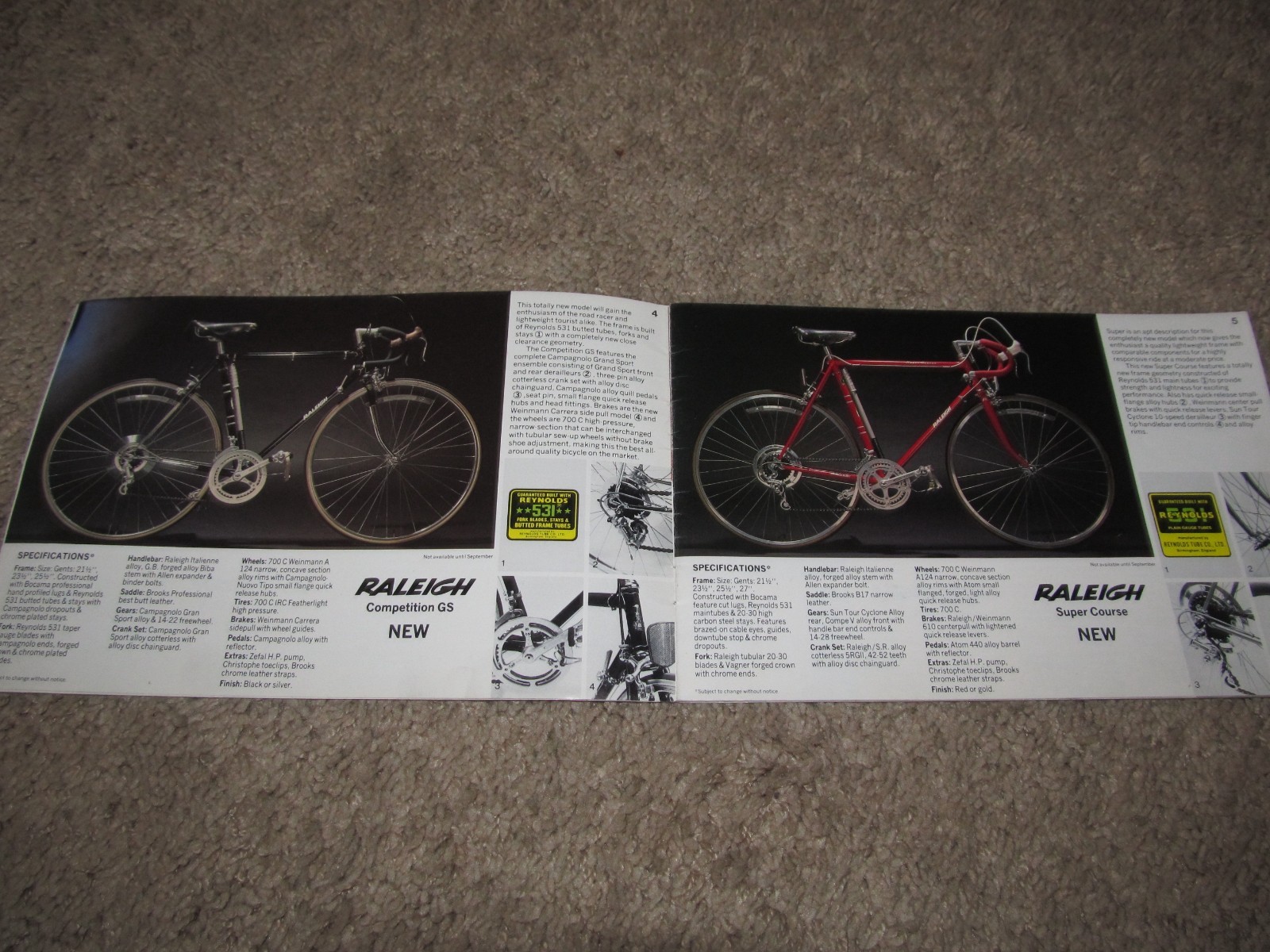 1970's Raleigh Rampar Bicycles Catalog