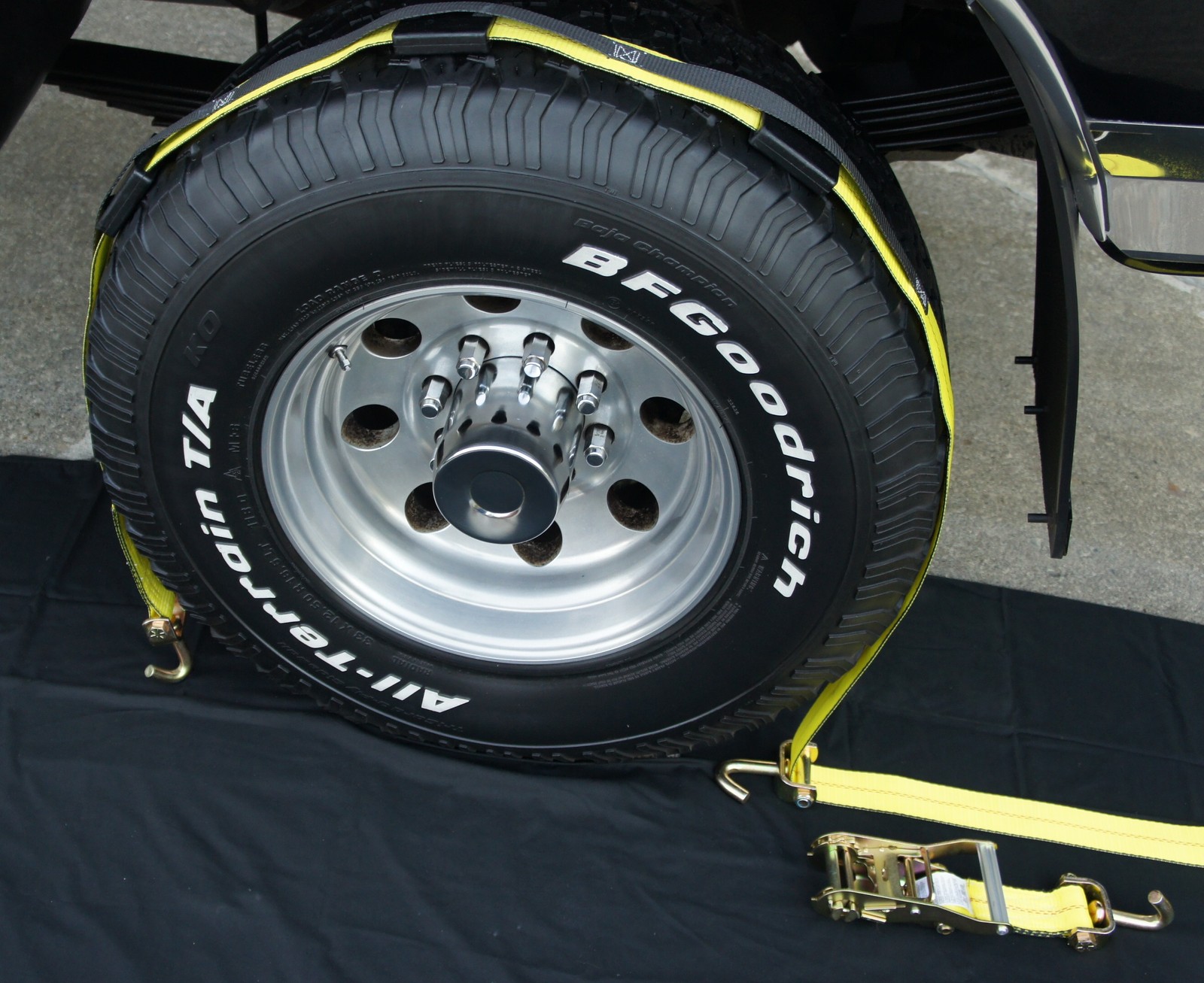 2 USA 2" 9' Swivel J Hook Wheel Strap Ratchet Car Trailer Carrier Tire Tie Down