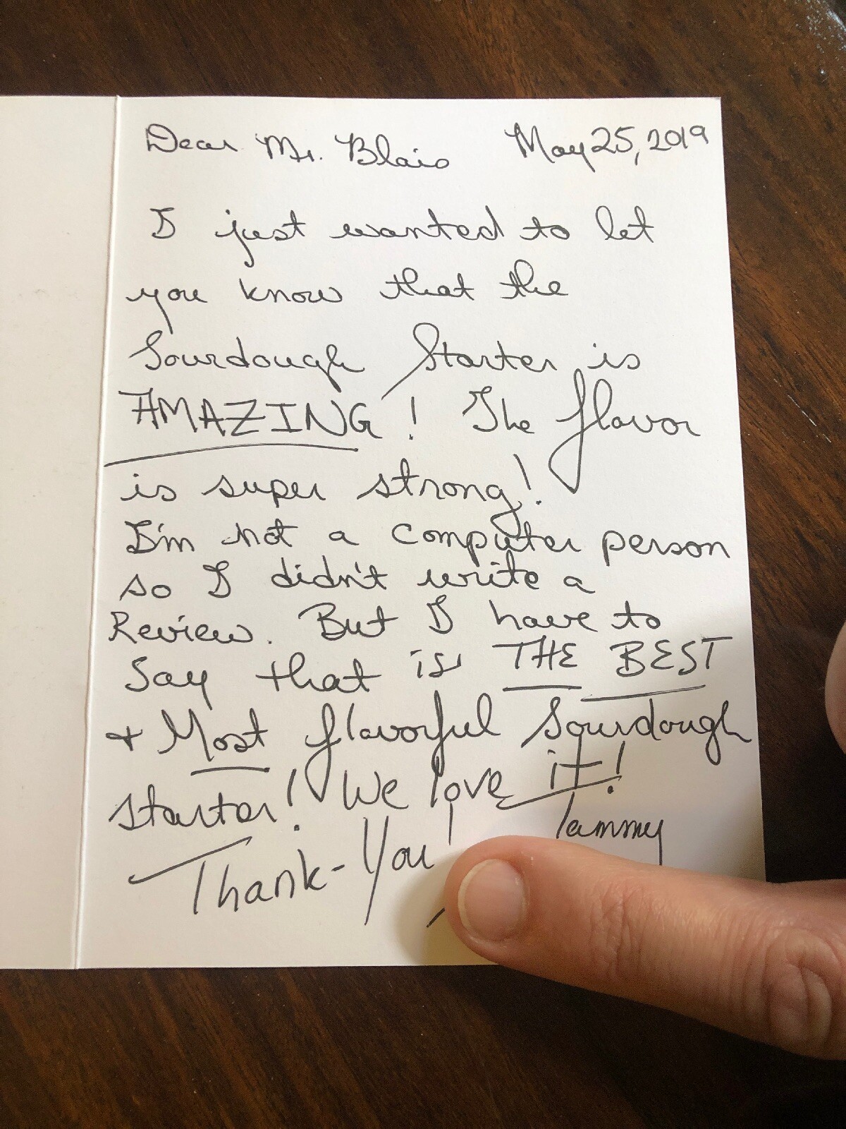 San Francisco live SOURDOUGH STARTER 200yo family heirloom Certified Organic!!