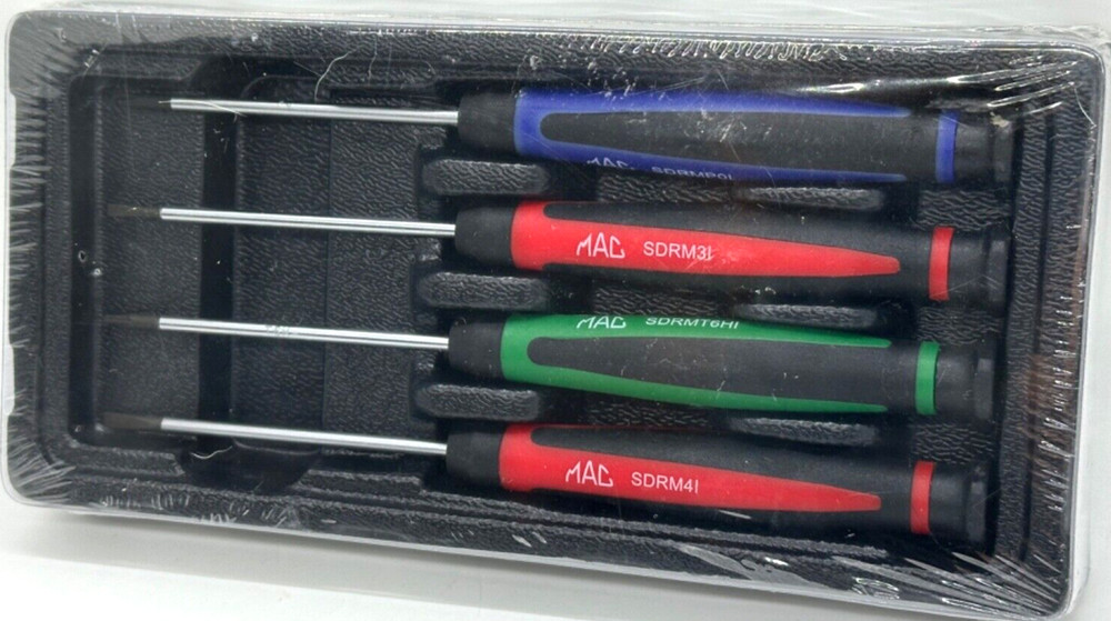 NEW MAC Tools Screwdriver Set Phillips Flat Slotted TORX Mini Precision Tip Lot