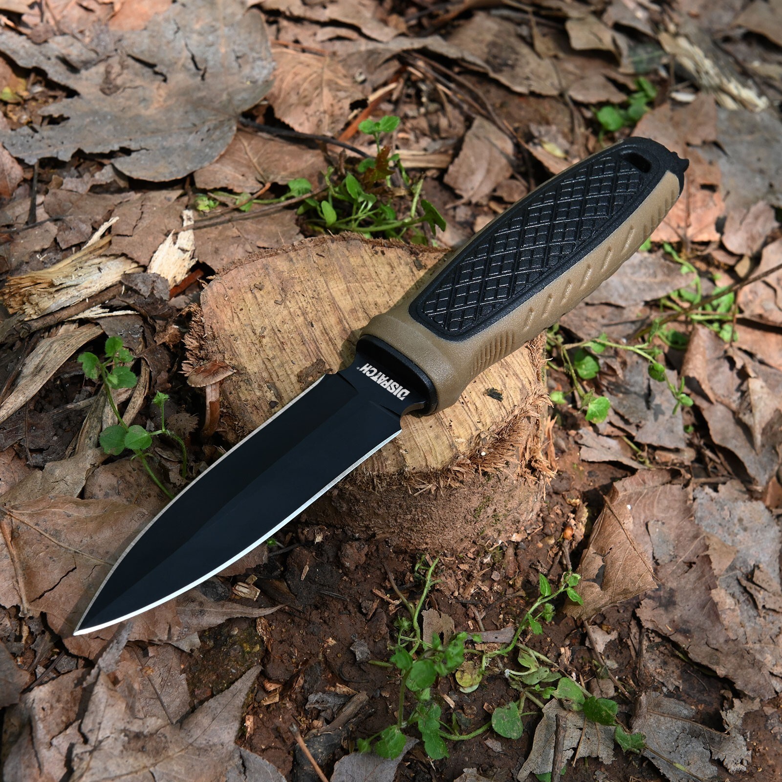 8.7" Double Edge Blade Dagger Fixed Blade Knives with Sheath Self-Defense Knife