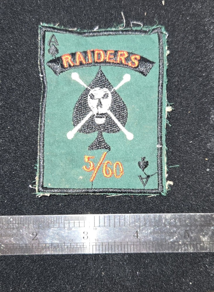 Death's Head - Raiders , Us 5th, 60th, 9th Infantry Patch VIETNAM