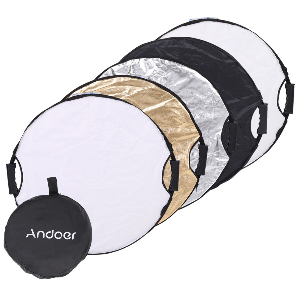 5in1 60cm collapsible photography   reflector Multi-Disc E8B7