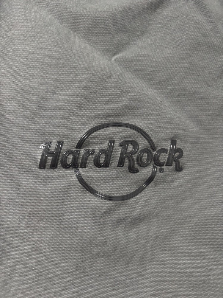 Hard Rock Backpack Draw String Bag GrayVintage 90’s