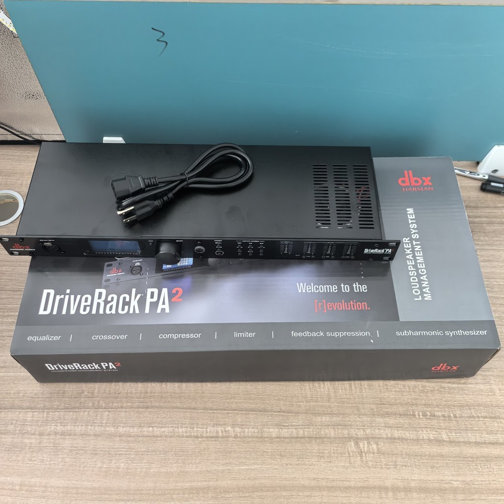 US DBX DriveRack Complete Loudspeaker Management System-PA2 free shipping