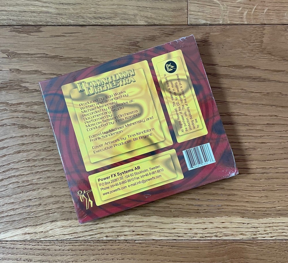 PowerFX Downtown Orchestra CD Sampler Library / 2-CD Set (2000's) *NEW*