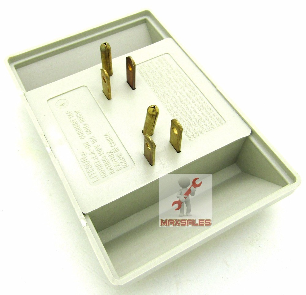 6 Outlet Electrical Power Grounded Wall Socket Tap UL LISTED