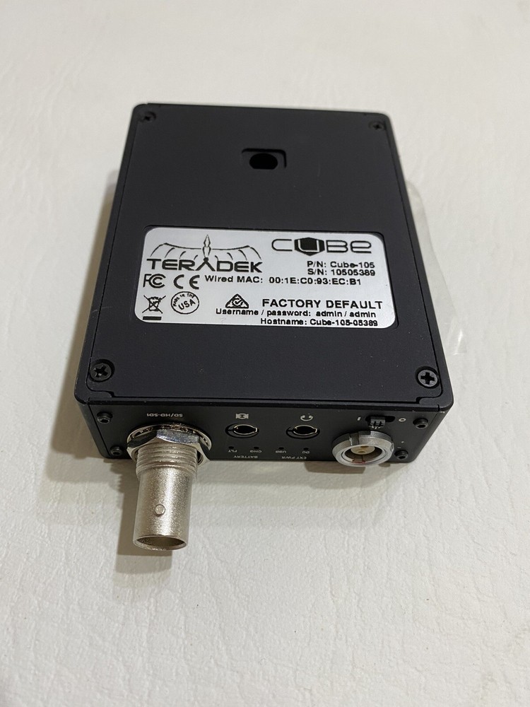 Teradek Cube 105 HD-SDI H.264 Video Encoder -Free US Shipping-