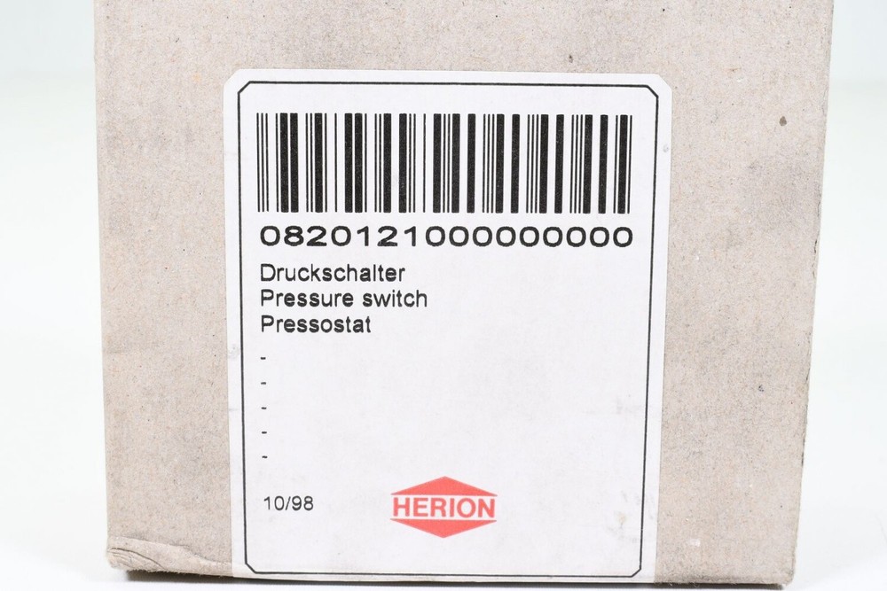 HERION 0820121, Pressure switch, 0,2-12bar