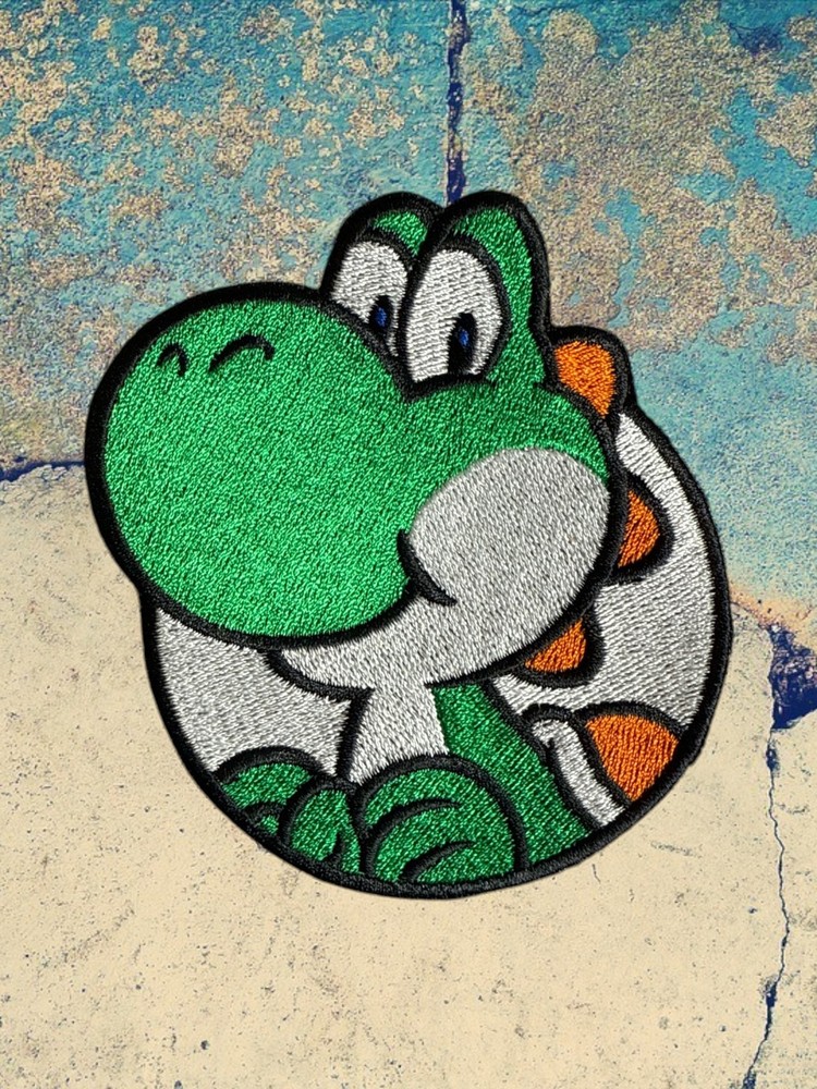 Yoshi Embroidery Patch multi sizes 3" - 6"