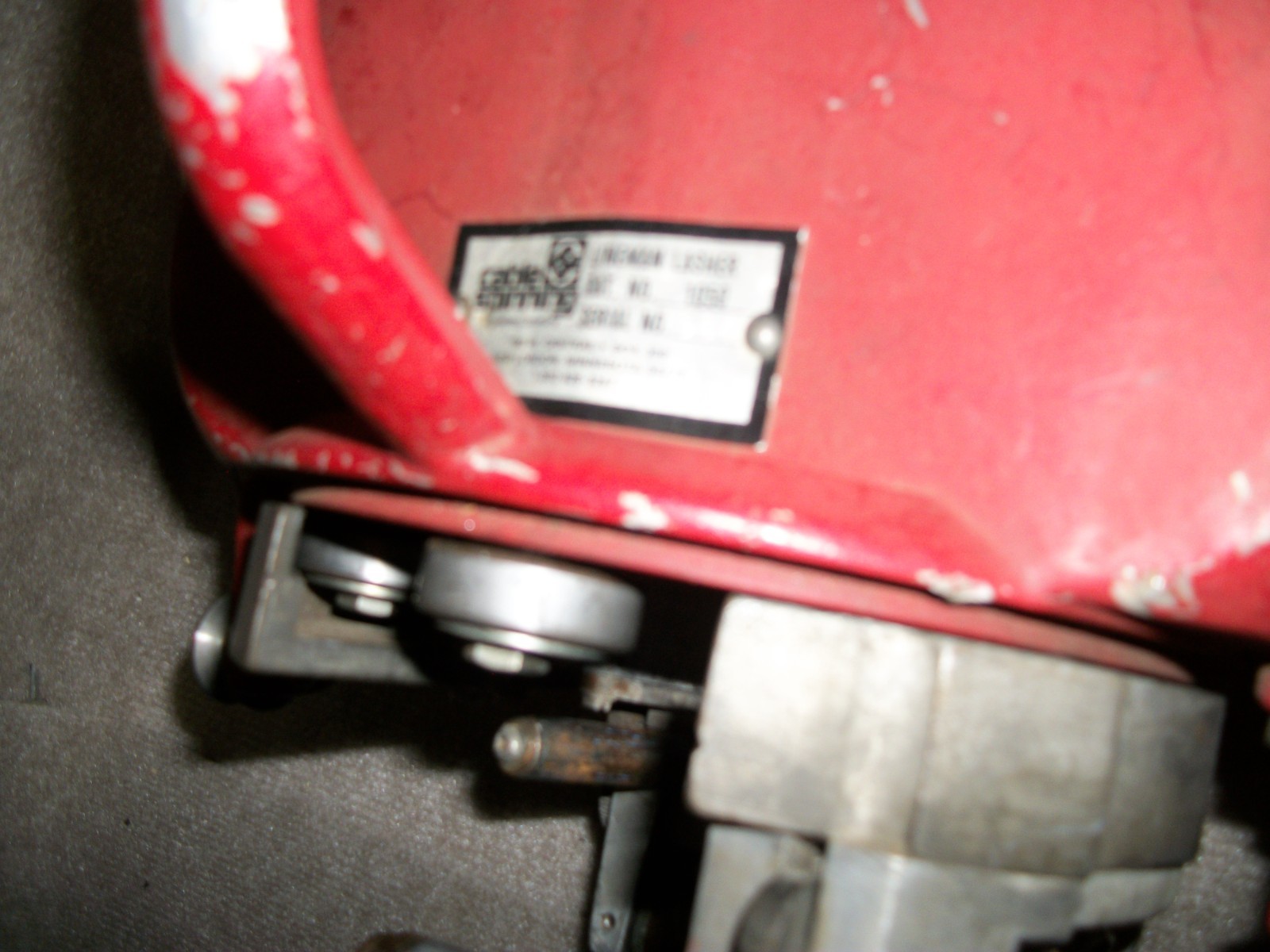 NICE CABLE SPINNING EQUIPMENT MODEL 1050 LINEMAN LASHER MACHINE WITH CASE