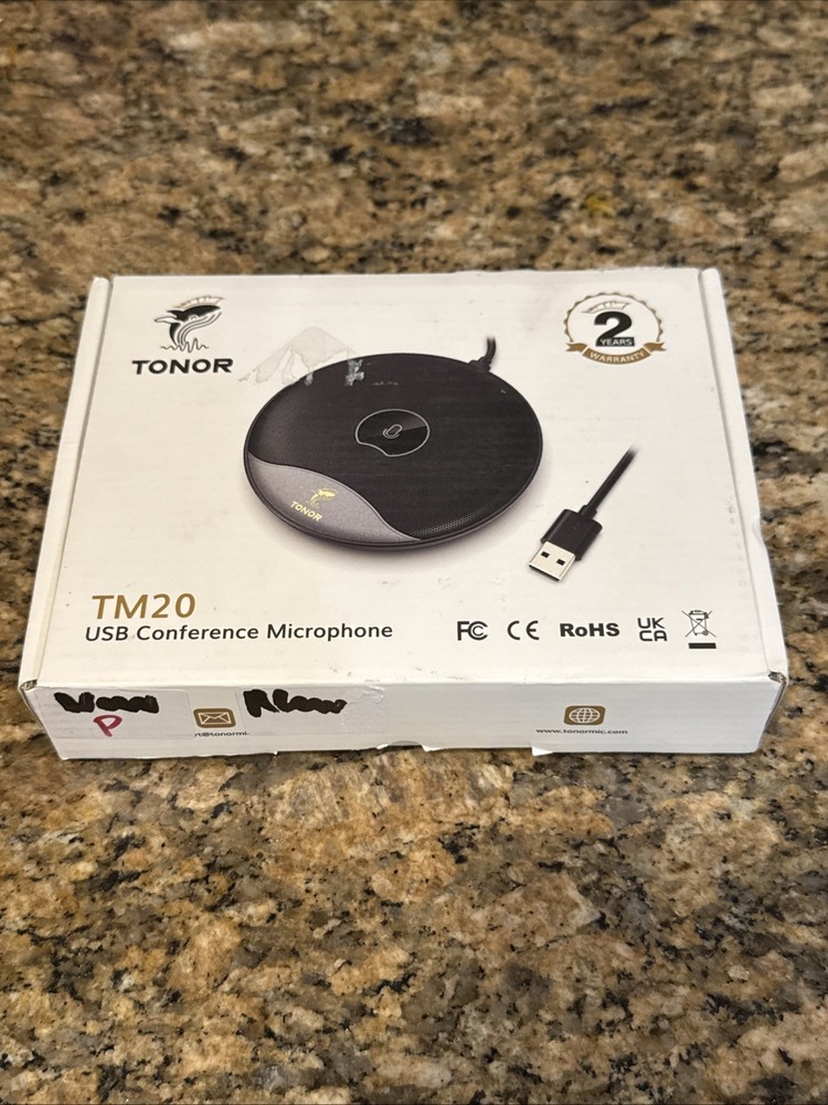 TONOR USB Conference Microphone, 360° Omnidirectional PC Computer Condenser Mic