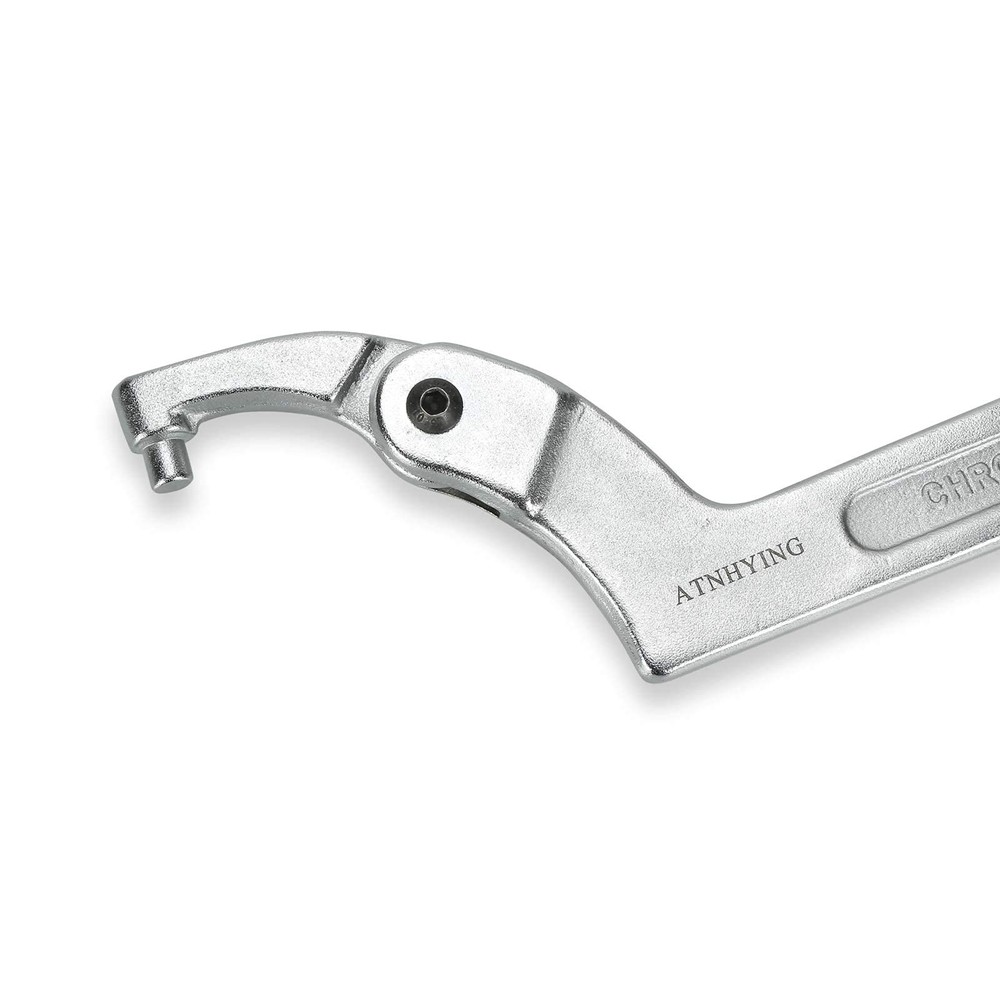 4 pcs Spanner Wrench Set, Adjustable C Pin Spanner Hook Wrench Tool for Machi...