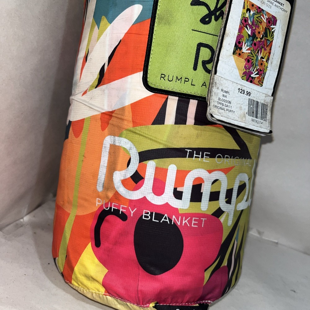 Rumpl Original Puffy Blanket Bolded Blossoms Share Anthony With Defects